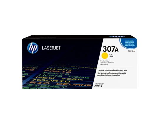 Värikasetti HP CE742A keltainen