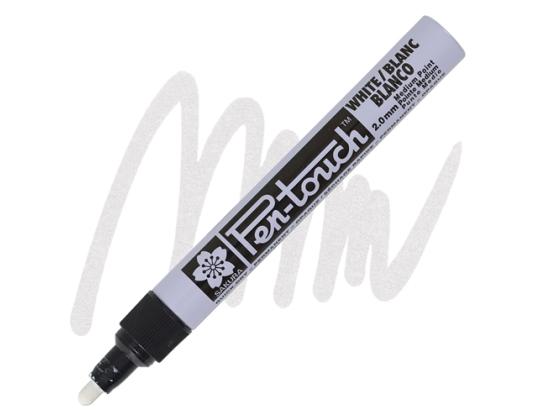 Teollinen tussi SAKURA Pen-Touch 2mm valkoinen