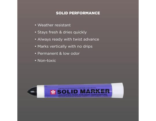 Teollisuusmerkki SAKURA Solid 12mm musta