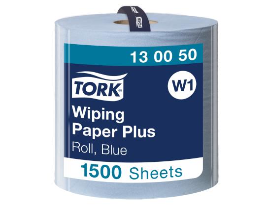 Teollisuuspaperi rullassa, TORK Advanced 420 W1 510m 2-layer blue (130050)