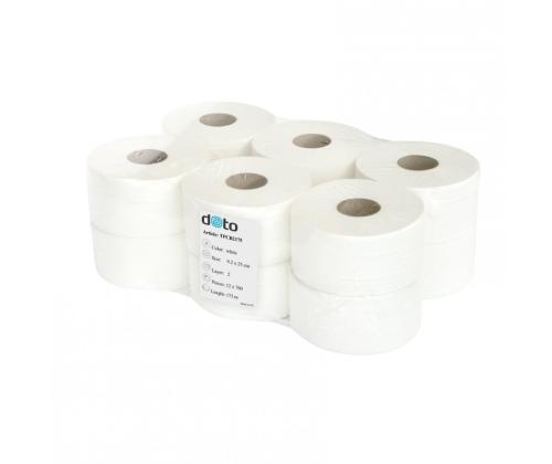 WC-paperia 2-kerroksinen DOTO Mini Jumbo S2 150m valkoinen