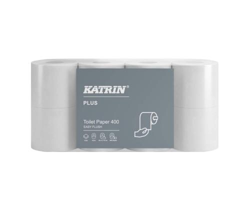 WC-paperi 2-kerroksinen KATRIN Plus Toilet 400 EF 8rl (55340)