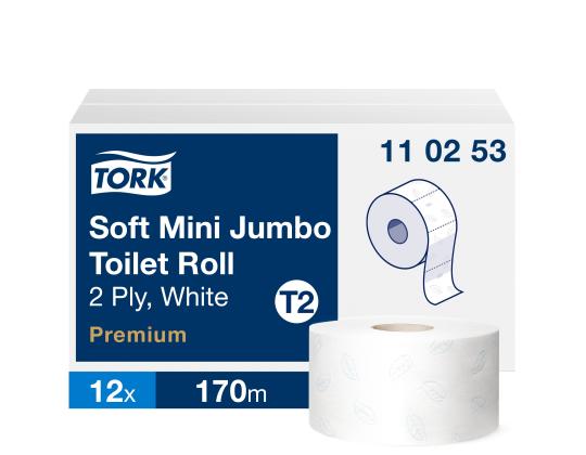 WC-paperi Tork Mini Jumbo Soft T2 (110253)
