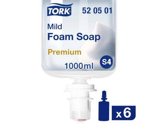 Vaahtosaippua TORK Mild S4 1L (520501)