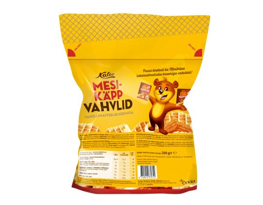 Vohvelit KALEV vaniljanmakuisella kermalla 250 g