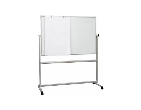 Valkotaulu pyörillä 1500x1200mm pyörivä 2x3