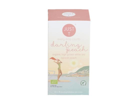Valkoinen tee JUST T Darling Peach Bio aprikoosin ja persikan kera 20 kpl