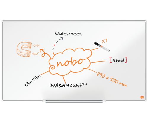 Valkotaulu NOBO Impression Pro Wide Steel 40"