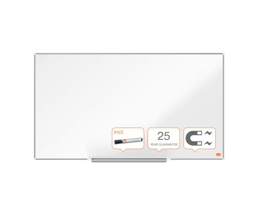 Valkoinen laatta NOBO ImpressionPro Wide Enamel 40"