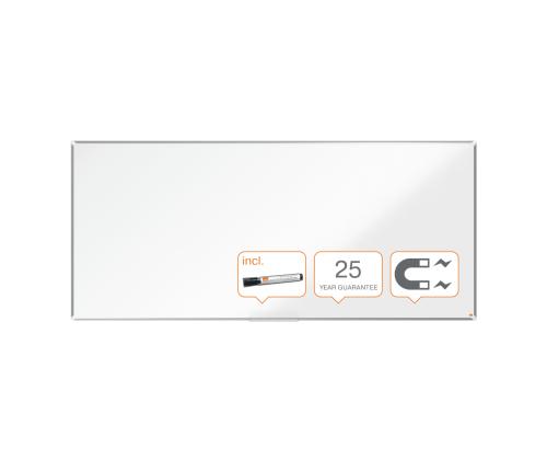 Valkoinen taulu NOBO Premium Plus emali 2700x1200mm