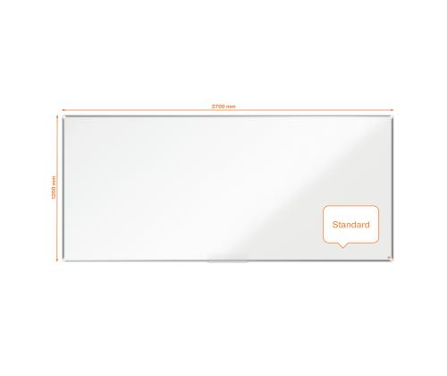 Valkoinen taulu NOBO Premium Plus emali 2700x1200mm