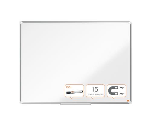 Valkoinen taulu NOBO Premium Plus teräs 1200x900mm