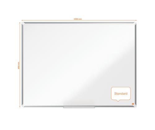 Valkoinen taulu NOBO Premium Plus teräs 1200x900mm