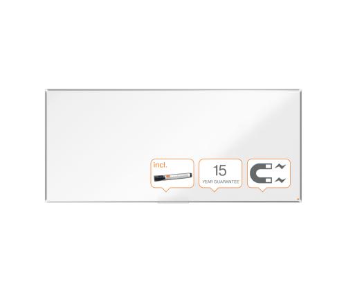Valkoinen taulu NOBO Premium Plus teräs 2700x1200mm