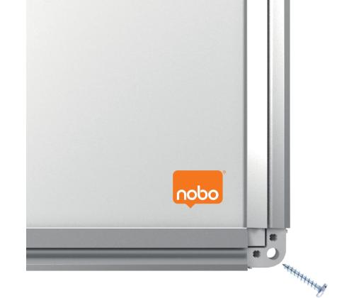 Valkoinen laatta NOBO Premium Plus Wide Enamel 40"
