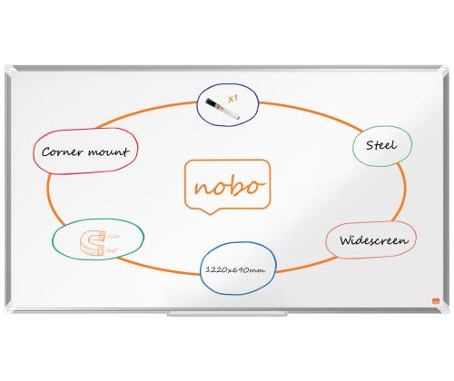 Valkotaulu NOBO Premium Plus Wide Steel 55"