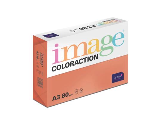 Värillinen paperi A3 80g IMAGE Väritys no.28 tummanpunainen (Lontoo) 500 arkkia