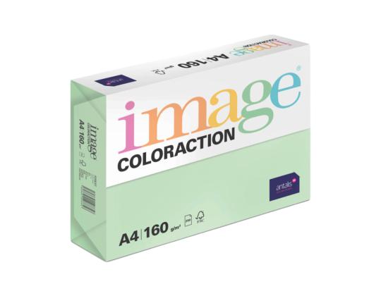 Värviline paber A4 160g IMAGE Coloraction nr.65 pastelne roheline (Forest) 250 lehte