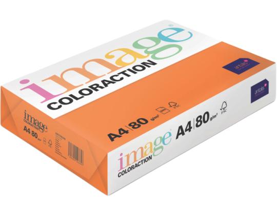 Värviline paber A4 80g IMAGE Coloraction nr.48 sügavoranž (Amsterdam) 500 lehte