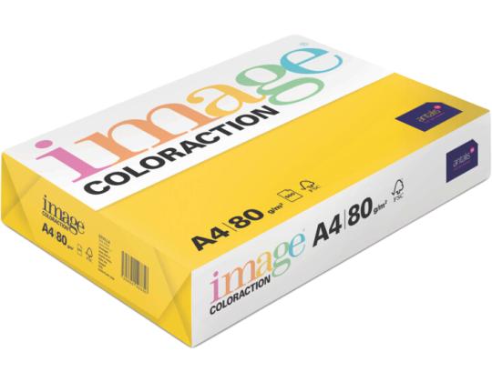 Värviline paber A4 80g IMAGE Coloraction nr.56 tumekollane (Sevilla) 500 lehte