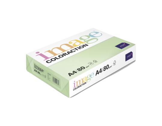 Värviline paber A4 80g IMAGE Coloraction nr.65 pastelne roheline (Forest) 500 lehte