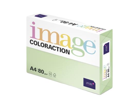 Värviline paber A4 80g IMAGE Coloraction nr.65 pastelne roheline (Forest) 500 lehte