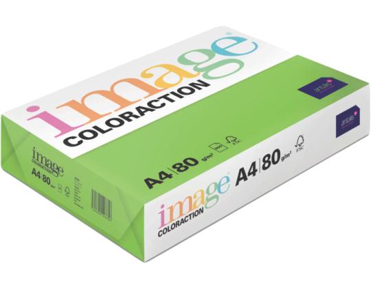 Värviline paber A4 80g IMAGE Coloraction nr.67 tumeroheline (Java) 500 lehte