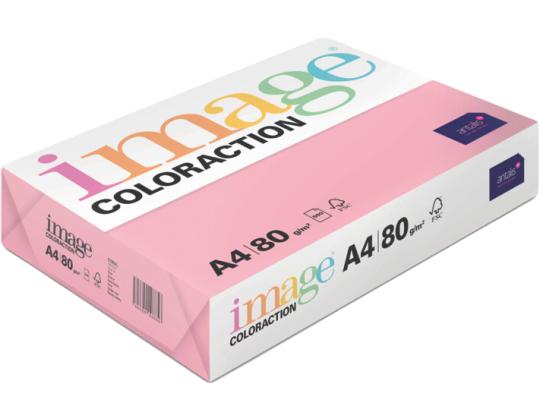 Värviline paber A4 80g IMAGE Coloraction roosa (Coral) 500 lehte