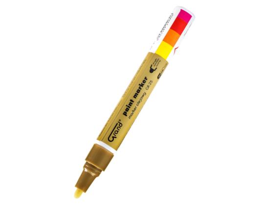 Värimerkki GRAND Paint GR-25 (metalli, lasi, muovi) kartiomaisella kärjellä, kultainen
