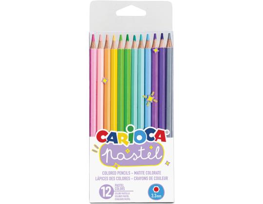 Värikynät CARIOCA 12 väriä pastelli