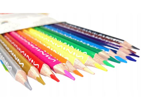 Värikynät FIORELLO Super Soft kolmipuoliset 12 väriä