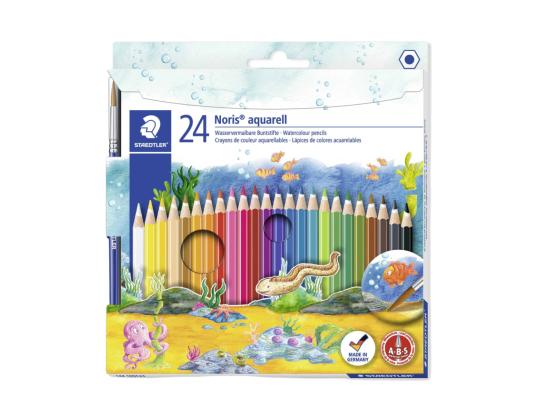 Värikynät STAEDTLER Noris Aquarell 24 väriä