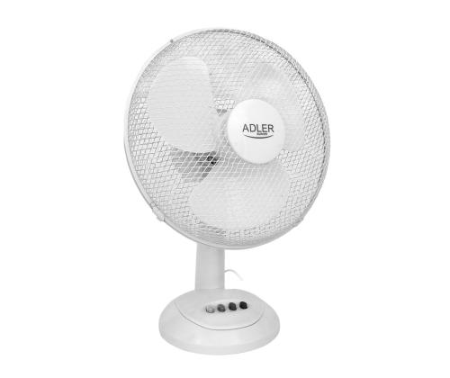 Pöytätuuletin ADLER 40cm valkoinen