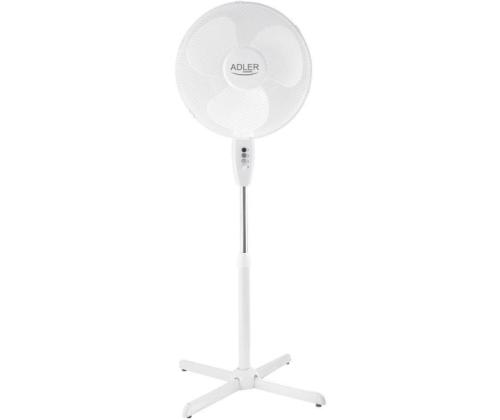 Tuuletin lattialle ADLER 40cm valkoinen