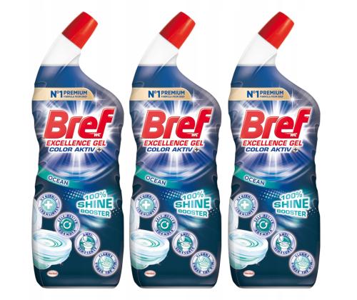 WC-puhdistusaine BREF 10x Effect Max White 700ml