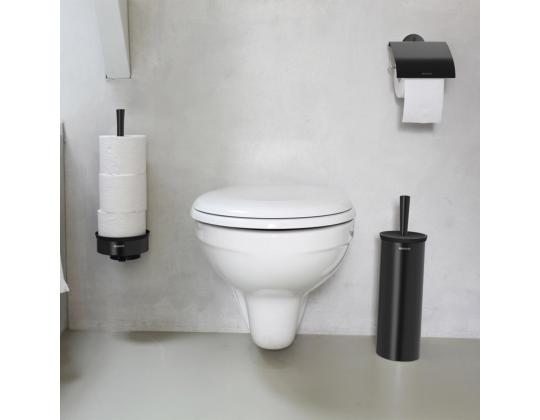 WC-harja pidikkeellä seinälle ja lattialle BRABANTIA musta