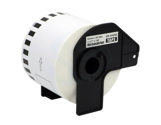 Etikett BROTHER DK44205 kergesti eemaldatav paberteip 62mm valge