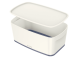 Muovinen laatikko Leitz MyBox S valkoinen/harmaa  318 x 128 x 191