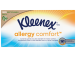 Kosmeettisia nenäliinoja laatikossa 3-kerroksinen KLEENEX Box Allergy Comfort 56 kpl