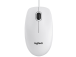 LOGITECH B100 langallinen tietokonehiiri valkoinen