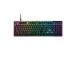 Razer DeathStalker V2 langallinen pelinäppäimistö RGB LED, USB, DE, lineaarinen optinen punainen kytkin, Juoda