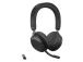 Jabra Evolve2 75 UC langalliset ja langattomat kuulokkeet, Bluetooth, USB-A, musta