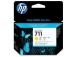 HP 711 3-pack (CZ136A) mustekasetti, keltainen (SPEC)