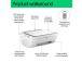 HP DeskJet 2810e All-in-One-tulostin Mustesuihkutulostin Väri MFP A4 7,5 ppm USB Wi-Fi (SPEC)