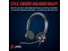 POLY Blackwire 3325 Stereo MS Teams langalliset kuulokkeet, 3,5 mm liitin, USB-C/A adapteri, musta