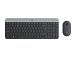 Logitech MK470 Slim Combo langaton näppäimistö + hiiri, US, grafiittipunainen