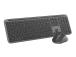 Logitech Signature Slim Combo MK950 for Business Langaton näppäimistö + hiiri, US Int, grafiitti