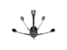 Logitech H111 Langalliset stereokuulokkeet, 3,5 mm:n liitin, musta (SPEC)