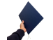 Diplomin kannet OLIMPIC A4 siniset kultanauhalla