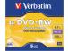 DVD+RW 700MB 4X 80min Verbatim 5kpl jalokivikotelo